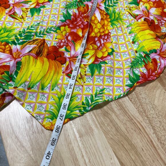 ASOS NWT High Neck Hanky Hem Brach Coverup Dress Tropical Print Size 10 NO BELT - Picture 9 of 9